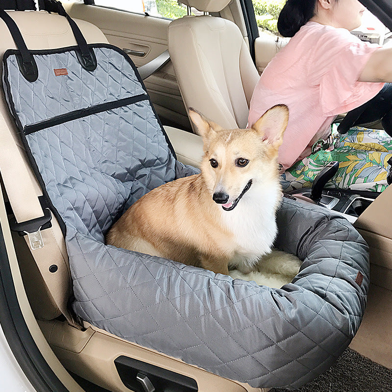 Waterproof Pet Car Bed with Thick Cushion