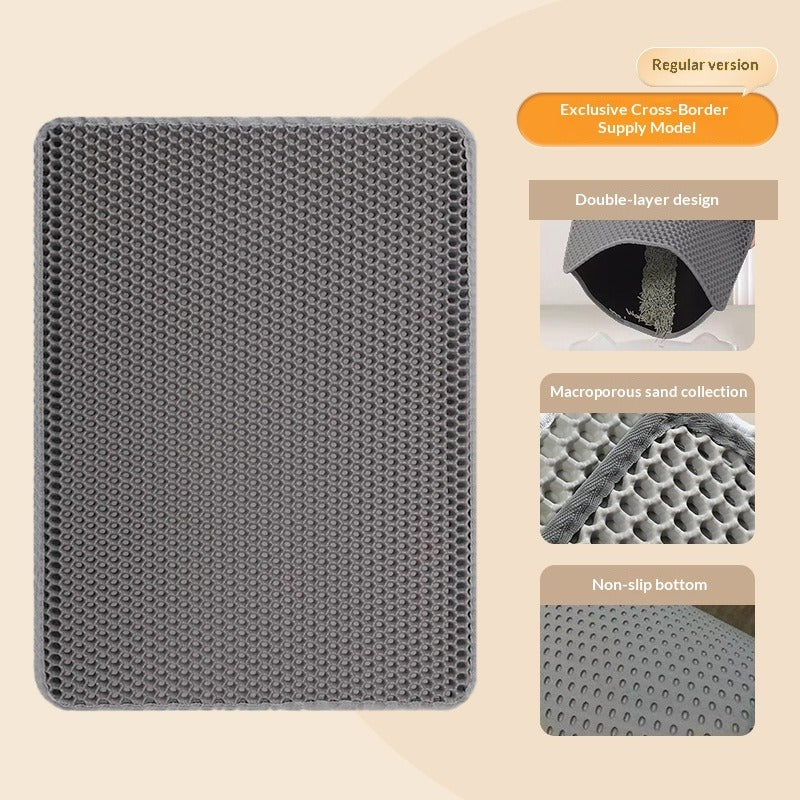 EVA Double-Layer Removable Cat Litter Mat
