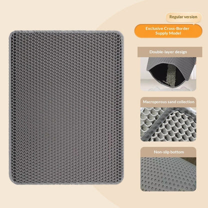 EVA Double-Layer Removable Cat Litter Mat