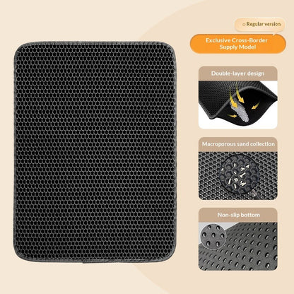EVA Double-Layer Removable Cat Litter Mat