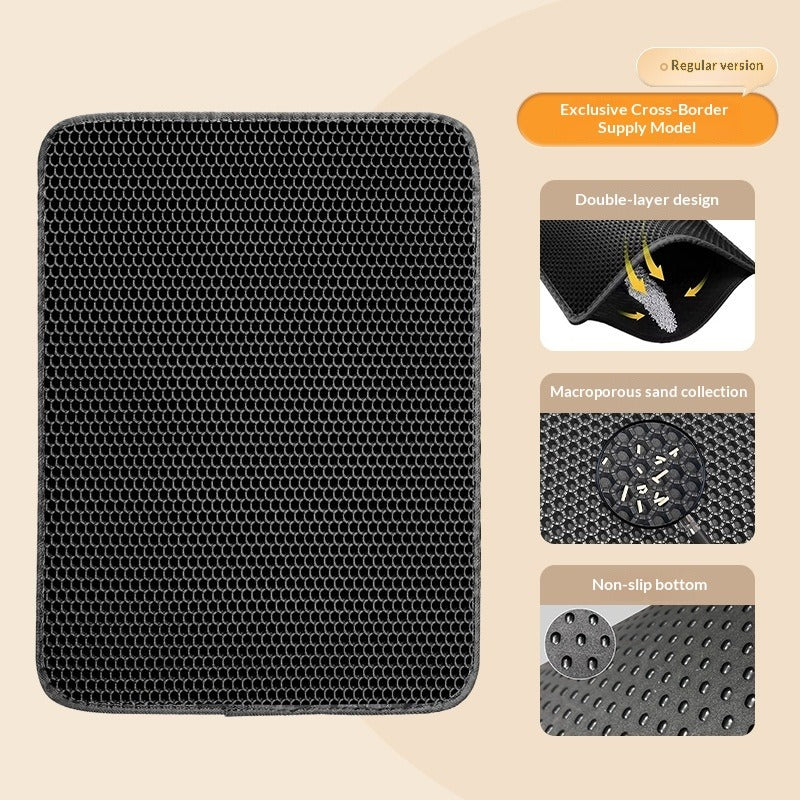 EVA Double-Layer Removable Cat Litter Mat