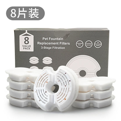 Cat Water Fountain with Multi-Filter System and Steel